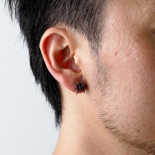 他の写真3: キングリモ　タイニースパイダーピアス　TINY SPIDER PIERCE　KLE14BKR　King Limo　ピアス