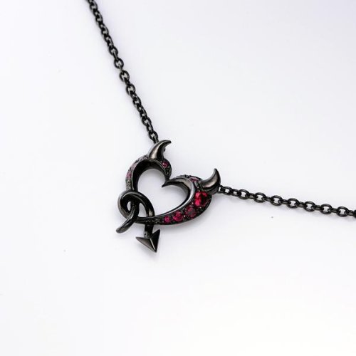 他の写真1: キングリモ　サタニックハートペンダント　SATANIC HEART PENDANT　KLP55BKBCZSR　King Limo　ペンダント　ネックレス