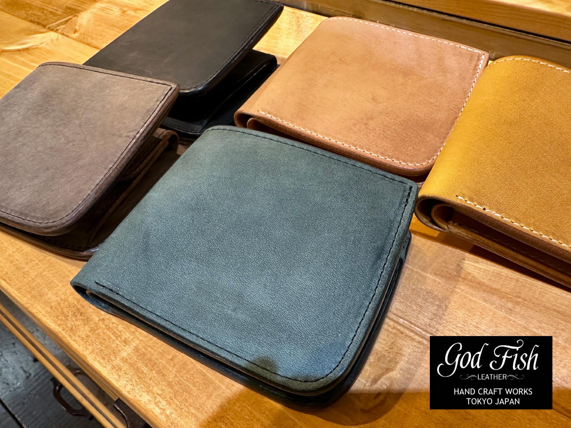 GOD FISHのレザーウォレット各種入荷しました！