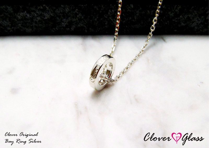 CLOVER925　誕生石・チャーム・ペンダント　CLOVER GLASS　Birthday Stone Charm　ベビーリング　メンズ　レディース　CGP-02/SV