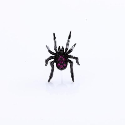 画像1: キングリモ　タイニースパイダーピアス　TINY SPIDER PIERCE　KLE14BKR　King Limo　ピアス