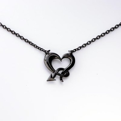 画像2: キングリモ　サタニックハートペンダント　SATANIC HEART PENDANT　KLP55BKBCZSR　King Limo　ペンダント　ネックレス