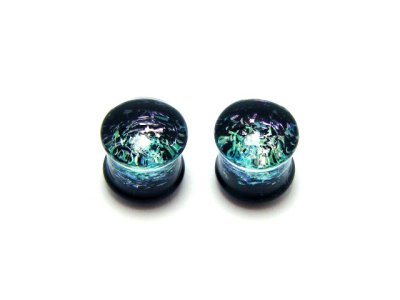 画像2: CLOVER GLASS 宇宙“そら”PLUGS/ＷＭ 【限定生産】 クローバーグラス ボディピアス ハンドメイド ガラス プラグ メンズ レディース