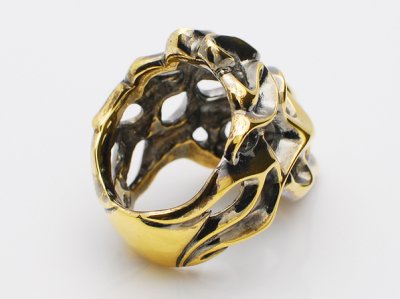 画像2: キングリモ　グラフィティーヘッドリング　GRAFFITI HEAD RING　KLR57G　King Limo　リング