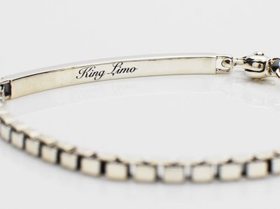 画像2: KingLimo キングリモ KL ID BRACELET ブレスレット KLCB01CZ メンズ レディース