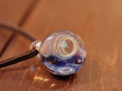 画像2: ドラゴンパイプ ガラスペンダント ハンドメイド Dragon Pipe 宇宙ペンダント メンズ レディース DP18050408