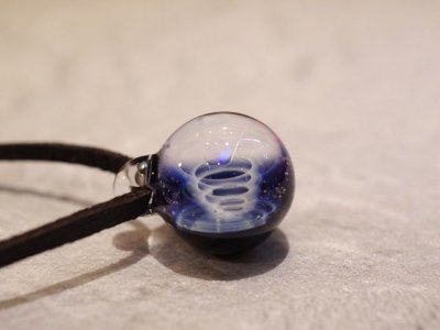 画像1: ドラゴンパイプ ガラスペンダント ハンドメイド Dragon Pipe 宇宙ペンダント メンズ レディース DP18120701