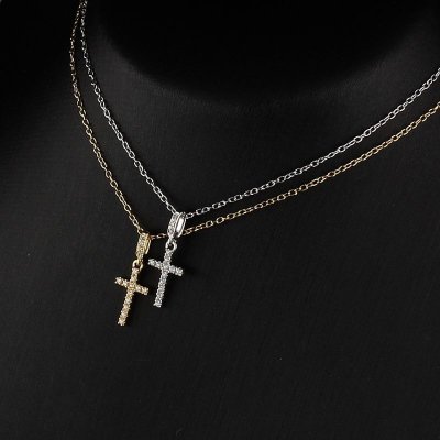 画像2: キングリモ　マイクロクロスネックレス　 KLT06CZ　MICRO CROSS NECKLACE　King Limo　ネックレス