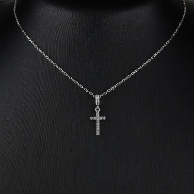 画像1: キングリモ　マイクロクロスネックレス　 KLT06CZ　MICRO CROSS NECKLACE　King Limo　ネックレス