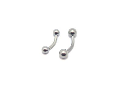 画像1: 【ネコポス発送可】Curved Barbells　16G/14G　カーブドバーベル　ボディピアス　BBB