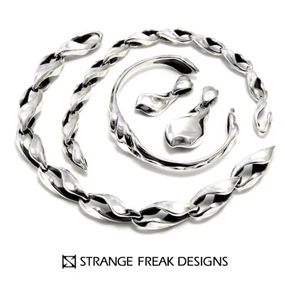 画像3: ストレンジフリークデザインス　フルーレティIIブレスレットWide（太め）SFD-B-028W　STRANGE FREAK DESIGNS　ブレスレット　メンズ