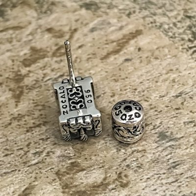 画像3: ソカロ　イスラミック・ピアス（レインボームーンストーン）　片売り　ZZTEG-0317RMS　ZOCALO　ピアス