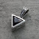 ZOCALO ソカロ ジュエルド アイビー スター ペンダントトップ シルバー Jeweled Ivy Star Pendant : (Black CZ)｜ジュエルド・アイビー