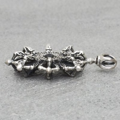 画像1: ソカロ　スモール・バード・ホイール・ドージェ・ペンダントトップ　クリスタル　ZPDG-0024CRY　ZOCALO　ペンダントトップ