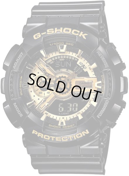 画像1: カシオ 腕時計 ジーショック GA-110GB-1AJF ブラック ゴールド メンズ CASIO G-SHOCK　【定価￥18,700-（税込）】 (1)