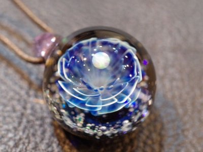 画像1: ドラゴンパイプ ガラスペンダント ハンドメイド Dragon Pipe 宇宙ペンダント メンズ レディース DP20220513