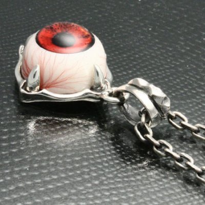 画像2: ストレンジフリークデザインス　リブロペンダント　SFD-P-062-(EYE COL）　STRENG FREAKS DESINGS　義眼ペンダント