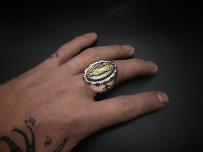 画像3: シリーエッセンス silly essence メキシカンマリアリング mexican maria ring/silver/brass SER-004/SV/BR Silver925 リング メンズ レディース