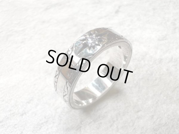 画像1: CLOVER925セレクト　サン・リング　19号　シルバーリング　CLSLCT-R026 (1)