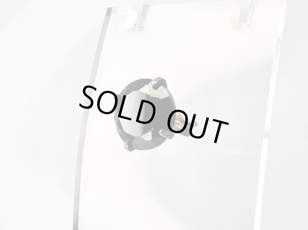 画像1: CLOVER925セレクト　ブラックCZ・ピアス　8mm　シルバーピアス　片売り　CLSLCT-E037 (1)