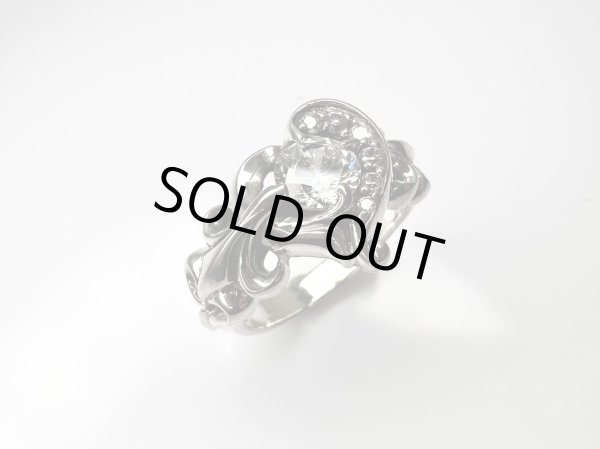 画像1: CLOVER925セレクト　ゴシックハート・リング CZ　シルバーリング　CLSLCT-R041CZ (1)