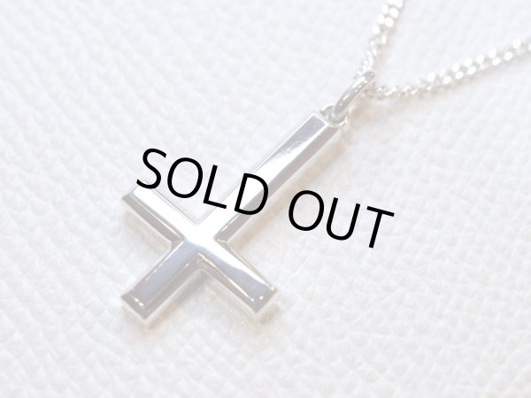 画像1: 逆クロスペンダント PT-104SKS CLOVER925セレクト シルバーペンダントトップ (1)