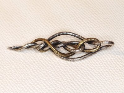 画像2: 【Used】龍頭 蔦ペンダント SILVER950 真鍮  メンズ レディース