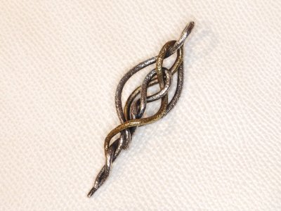 画像1: 【Used】龍頭 蔦ペンダント SILVER950 真鍮  メンズ レディース