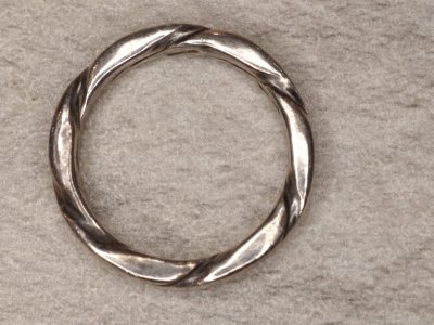 画像2: 【Used】龍頭 ツイストリング 21号 SILVER950 リング メンズ レディース
