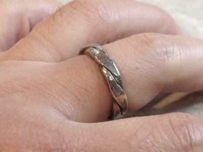 画像3: 【Used】龍頭 ツイストリング 21号 SILVER950 リング メンズ レディース