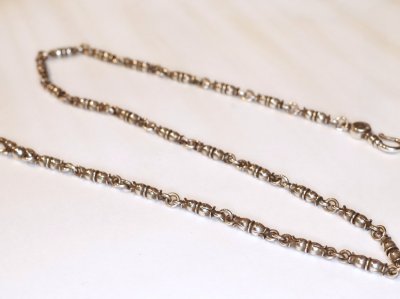 画像2: 【Used】AQUA SILVER デザインチェーン 45cm SILVER925  メンズ レディース