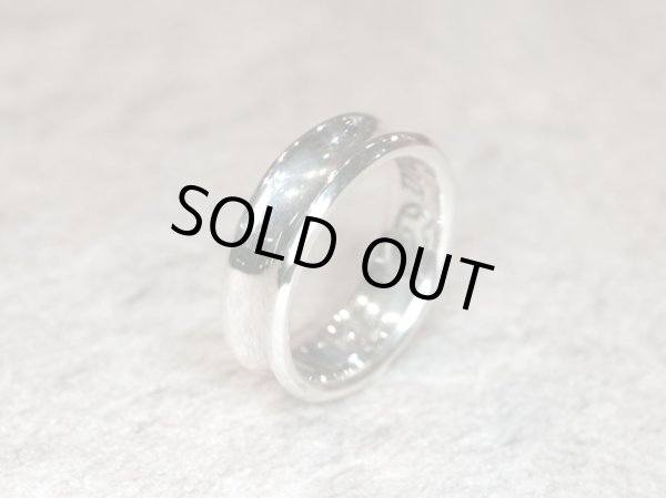 画像1: CLOVER925セレクト　逆甲丸リング　CLSLCT-R043　シルバーリング　メンズ　レディース (1)