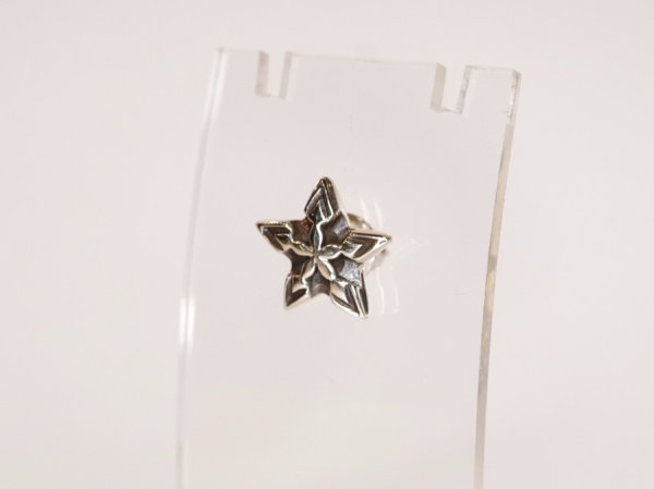 画像1: CLOVER925セレクト　スター・コントラスト・ピアス　シルバーピアス　片売り　CLSLCT-E052 (1)