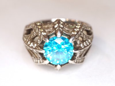 画像1: 【Used】King Limo Arachnoid Ring_PAVE 23号 SILVER925 リング メンズ レディース