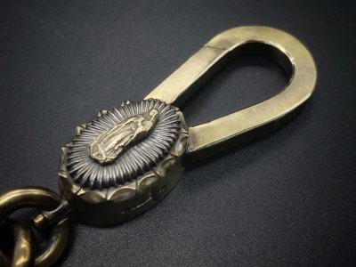 画像1: シリーエッセンス silly essence マリア キーホルダー maria key holder brass silver 真鍮 キーチェーン キーホルダー メンズ レディース