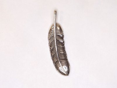 画像2: フェザーペンダントS 左右向あり PT-121 CLOVER925セレクト シルバーペンダントトップ