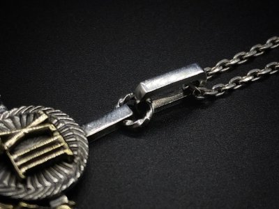 画像2: シリーエッセンス silly essence リバースクロスペンダント re-birth cross pendant pendant/silver/brass Silver925 ペンダントトップ メンズ レディース