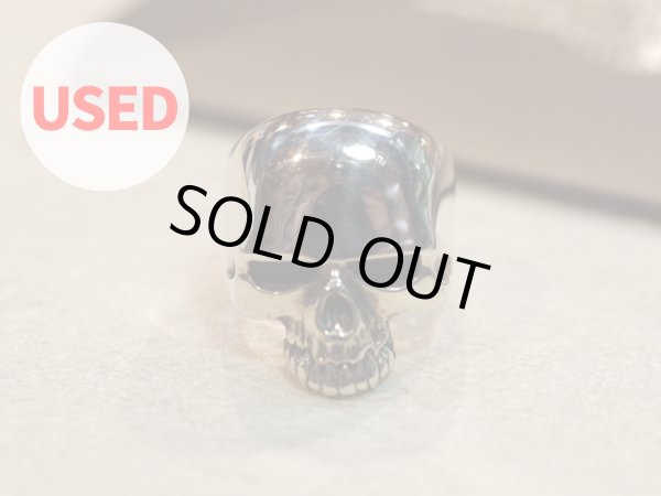 画像1: 【Used】CRAZY PIG DESIGNS　Evil Skull Ring Small 12号 SILVER925 クレイジーピッグ リング スカル メンズ レディース (1)