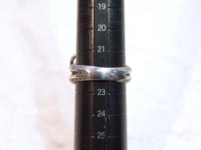 画像2: 【Used】ZOCALO ダブル・スネーク・リング 22号 SILVER925 ソカロ リング メンズ レディース