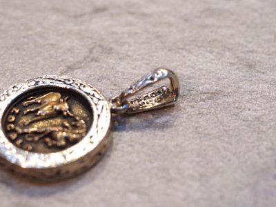 画像2: 【Used】ZOCALO SILVER925 ソカロ ペンダント 梵字 メンズ レディース