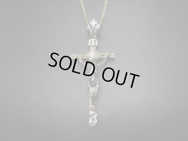 画像1: シリーエッセンス silly essence クロスコフィンペンダント cross coffin pendant/brass/silver Silver925 ペンダントトップ メンズ レディース (1)