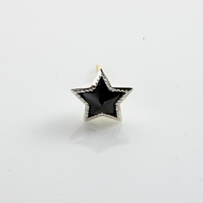 画像1: キングリモ　クラシックスターピアス　CLASSIC STAR PIERCE　KLE15BCZ　King Limo　ピアス