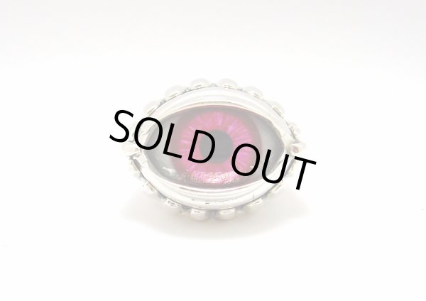 画像1: 義眼リング　ヒューマンタイプ2　CR-25　義眼カラーが選べる　シルバーリング (1)