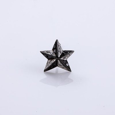 画像1: キングリモ　ロックスターピアス　ROCK STAR PIERCE　KLE17BKCZBCZ　King Limo　ピアス