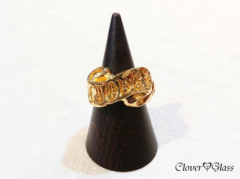 CLOVER925オリジナルドレープリングのゴールドVer.入荷！