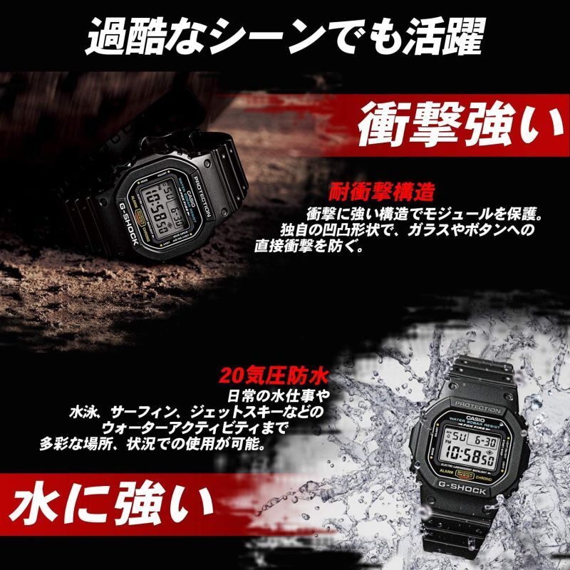 カシオの腕時計ジーショックGW-M5610U-1BJFの通販